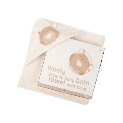 BABY BATH TOWEL WITH HOOD – TEDDY