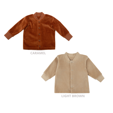 VELOUR JACKET - GOTS - NOOS